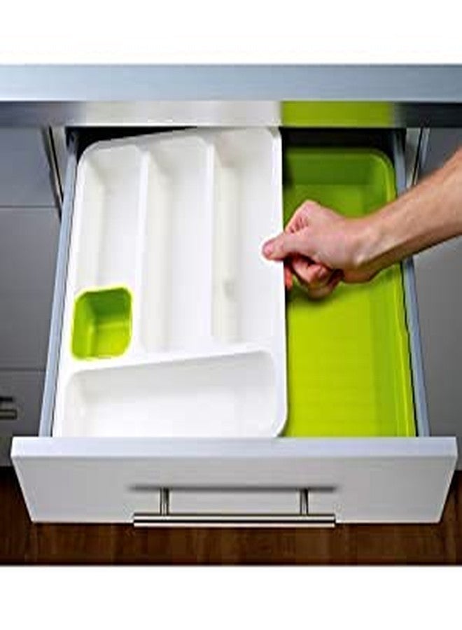 Styxon Drawer Store Expandable Cutlery Tray - Green - Image 3
